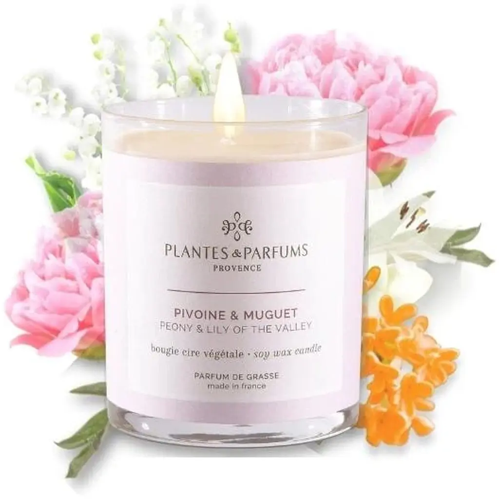 Ароматична свічка Plantes & Parfums Pivoine & Muguet 180 г - фото 2