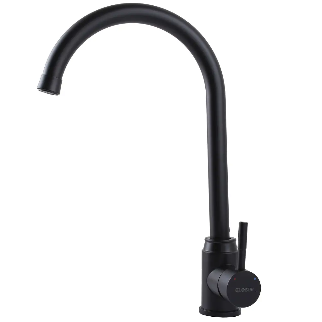 Змішувач для кухні Globus Lux Alpen SUS-203S-MOD-BB чорний (27594) - фото 3