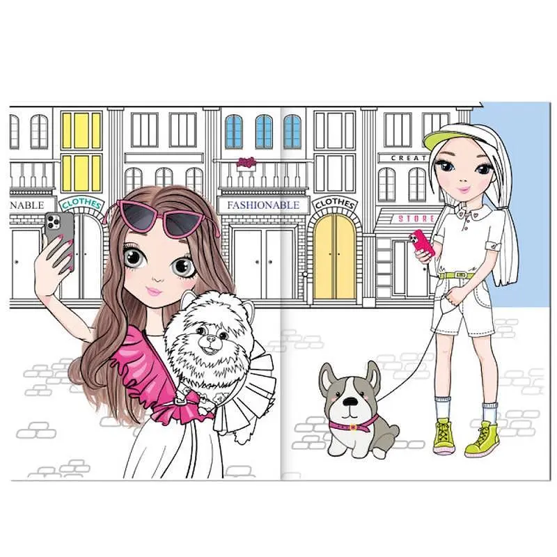 Розмальовка дитяча Апельсин Girls&Pets 24 сторінок від 3 років (RN-250-N-1566) - фото 2