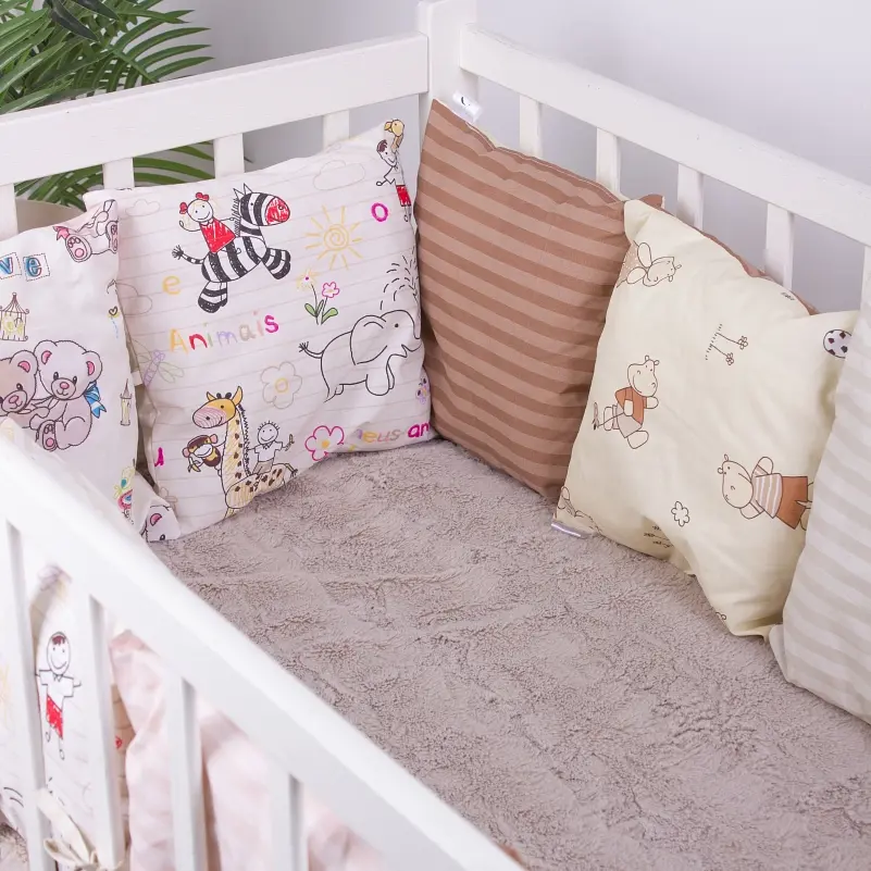 Подушки-борти MirSon Kids Time 18-300 Cream time бежеві 12 шт. - фото 2