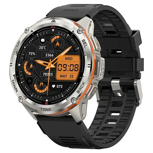 Смарт-годинник Kospet TANK T3 Ultra Silver - фото 2