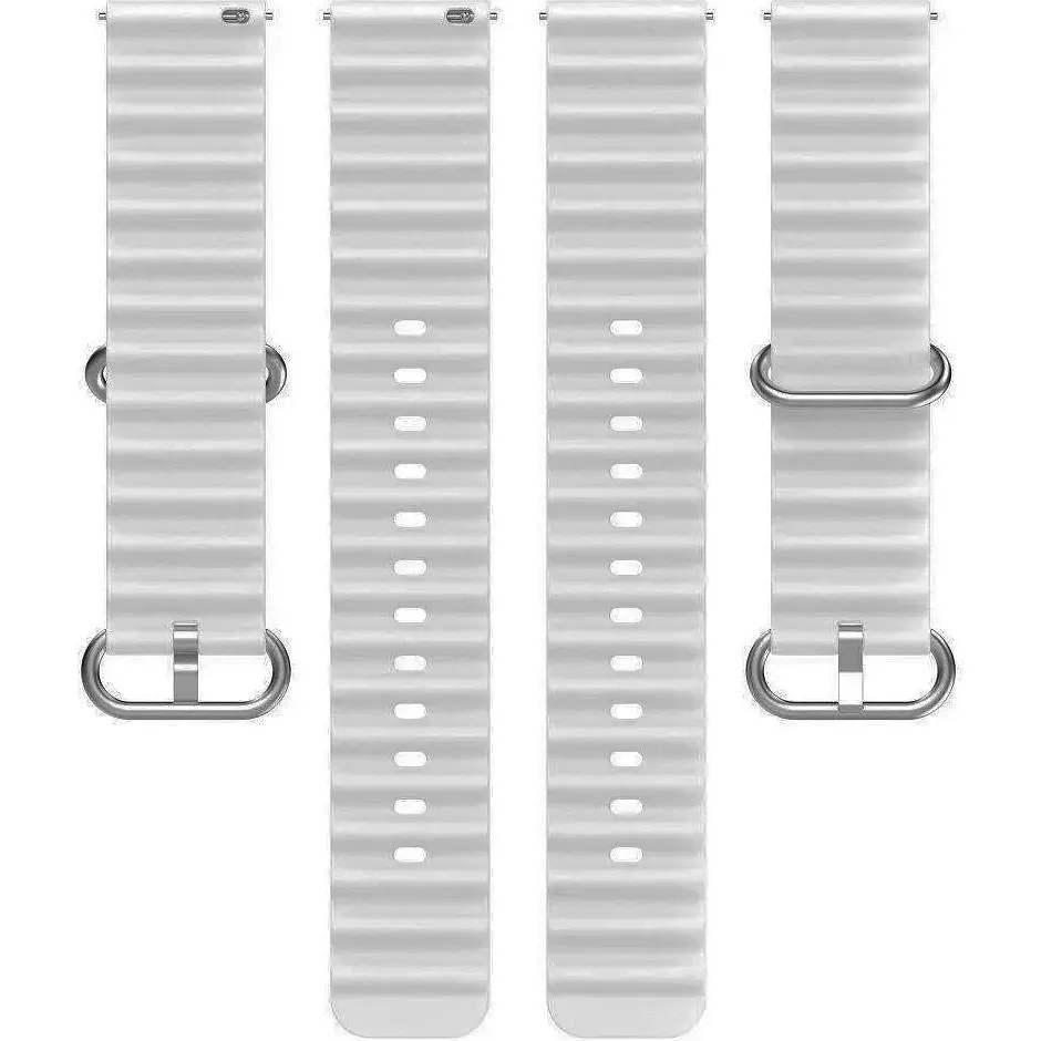Універсальний ремінець для смарт-годинників Ocean Band 20mm Light Grey [122652] - фото 3