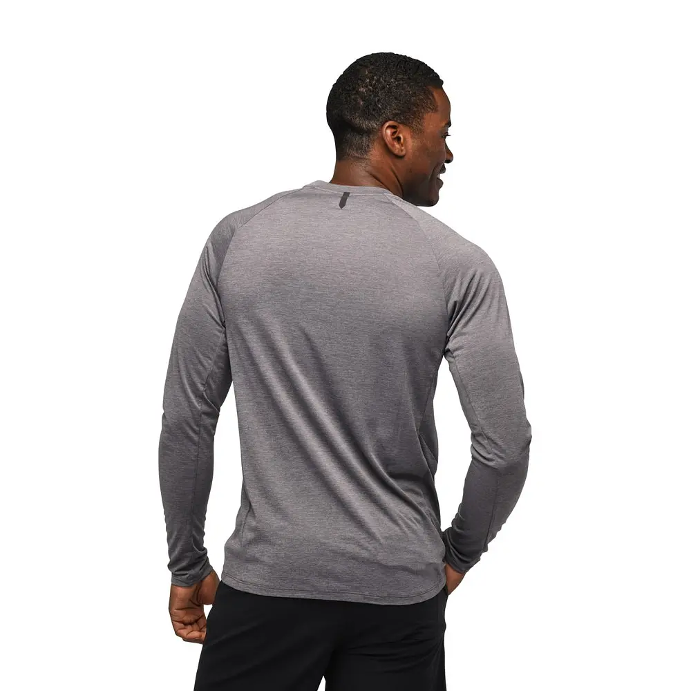 Кофта Black Diamond M Heritage Wordmark LS Tee Steel Grey XXXL (1033-BD 75309000343XL1) - фото 3