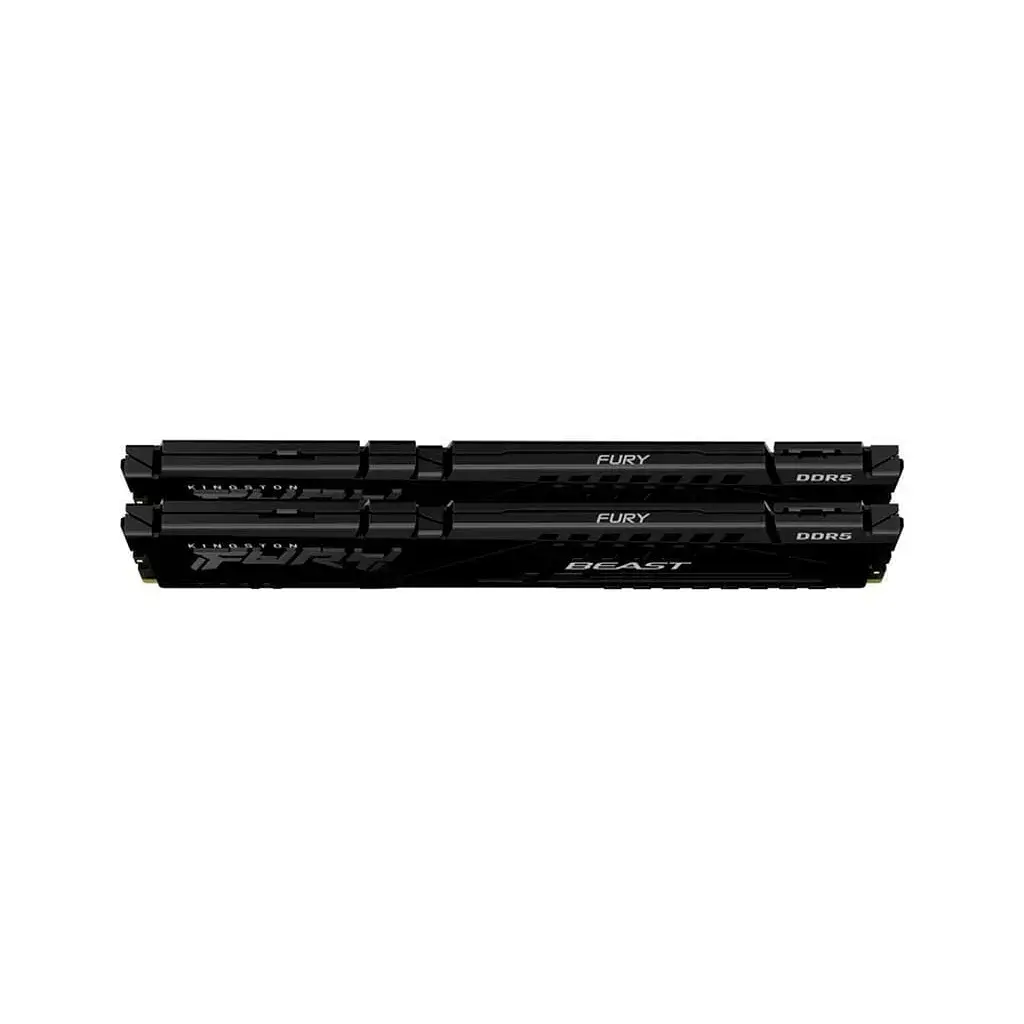 Модуль пам'яті для комп'ютера DDR5 32GB (2x16GB) 6000 MHz Fury Beast Black Kingston Fury (ex.HyperX) (KF560C36BBE2K2-32) - фото 3
