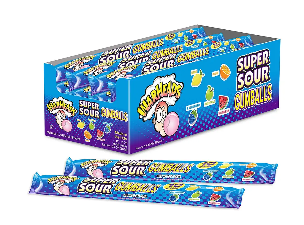 Жуйка Warheads Sour Gumballs 56 g - фото 3