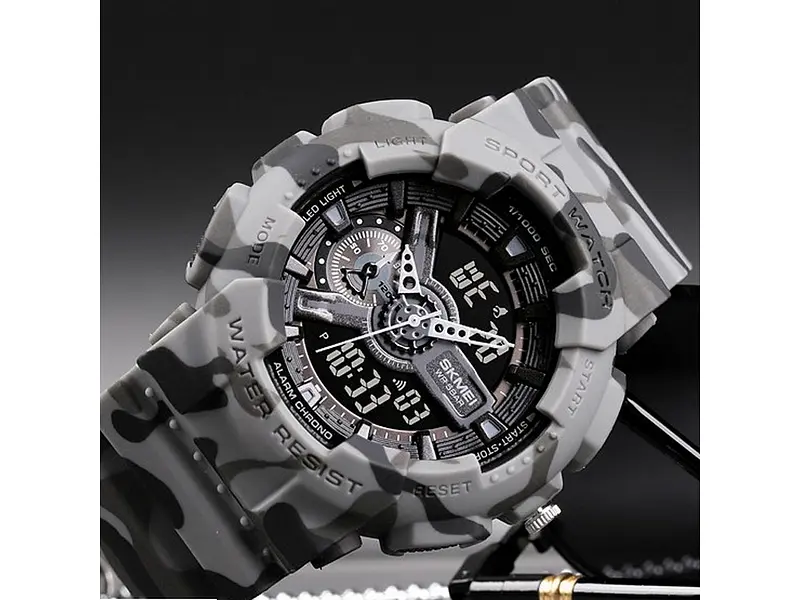 Чоловічий наручний годинник 1688CMGY Camo Gray. Skmei acs0030624 - фото 3