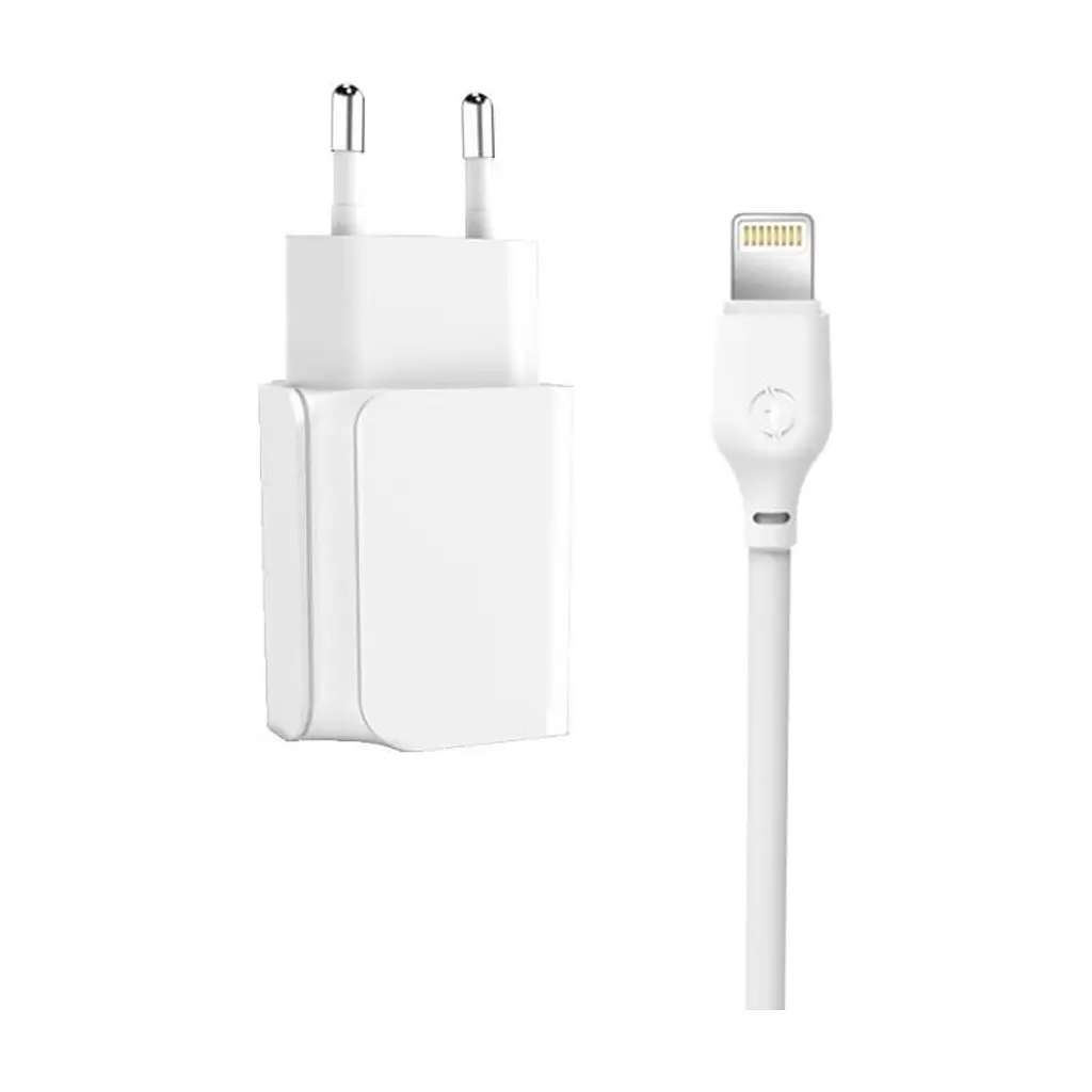 Зарядний пристрій XO L35D 2USB / 2.1А + Lightning white (XO-L35-LGHT) - фото 3