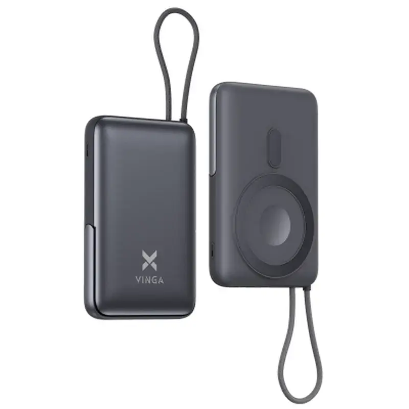Батарея універсальна Vinga 10000 mAh 22.5W/15W/2.5W Wireless (VPBB1022WL) - фото 2