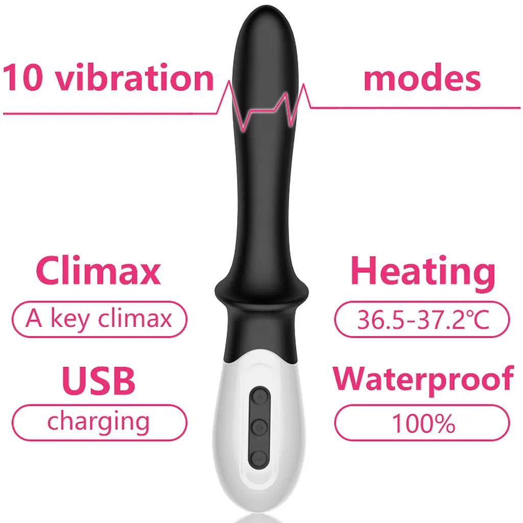Вибратор B - Series Fox G-spot, 19.6 см (черный) - фото 6