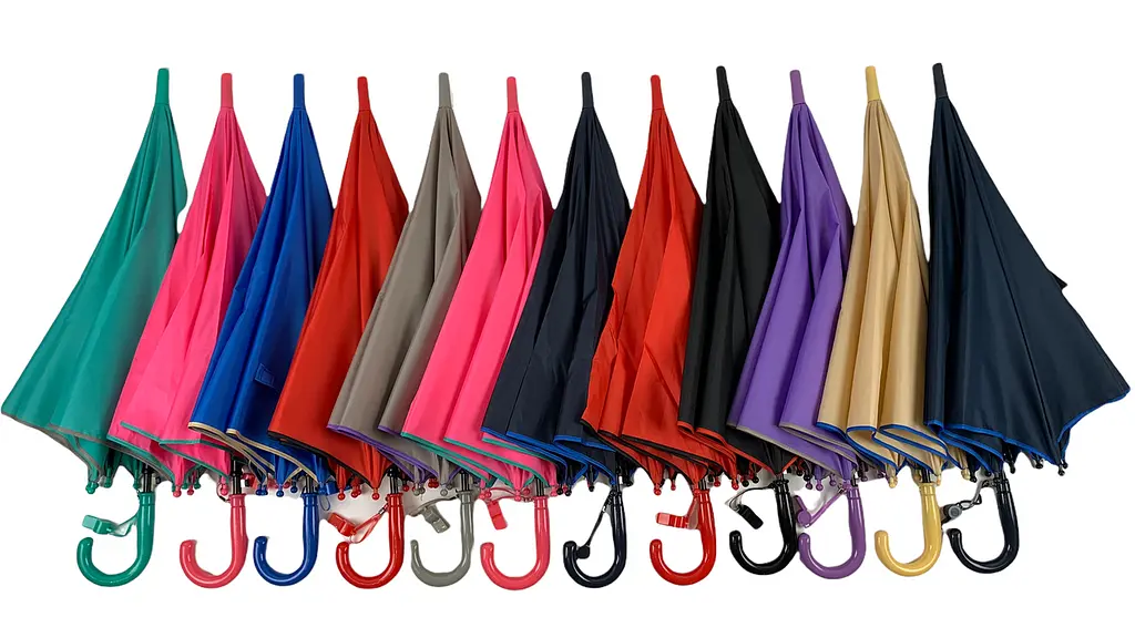 Дитяча парасолька-палиця напівавтомат Toprain 88 см бежева - фото 6