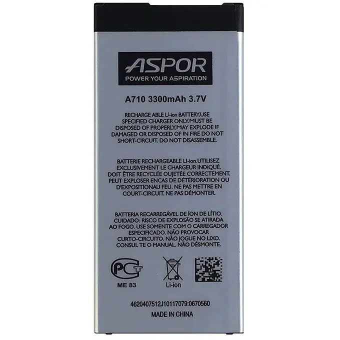 Акумулятор Aspor EB-BA710ABE для Samsung A710/A7 2016