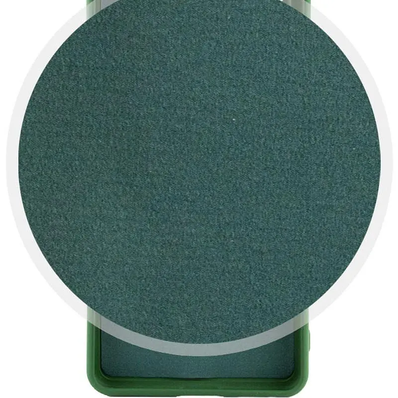 Чехол Silicone Cover Lakshmi Full Camera (AAA) для Xiaomi Redmi Note 10 / Note 10s / Poco M5s Зеленый / Cyprus Green - фото 2