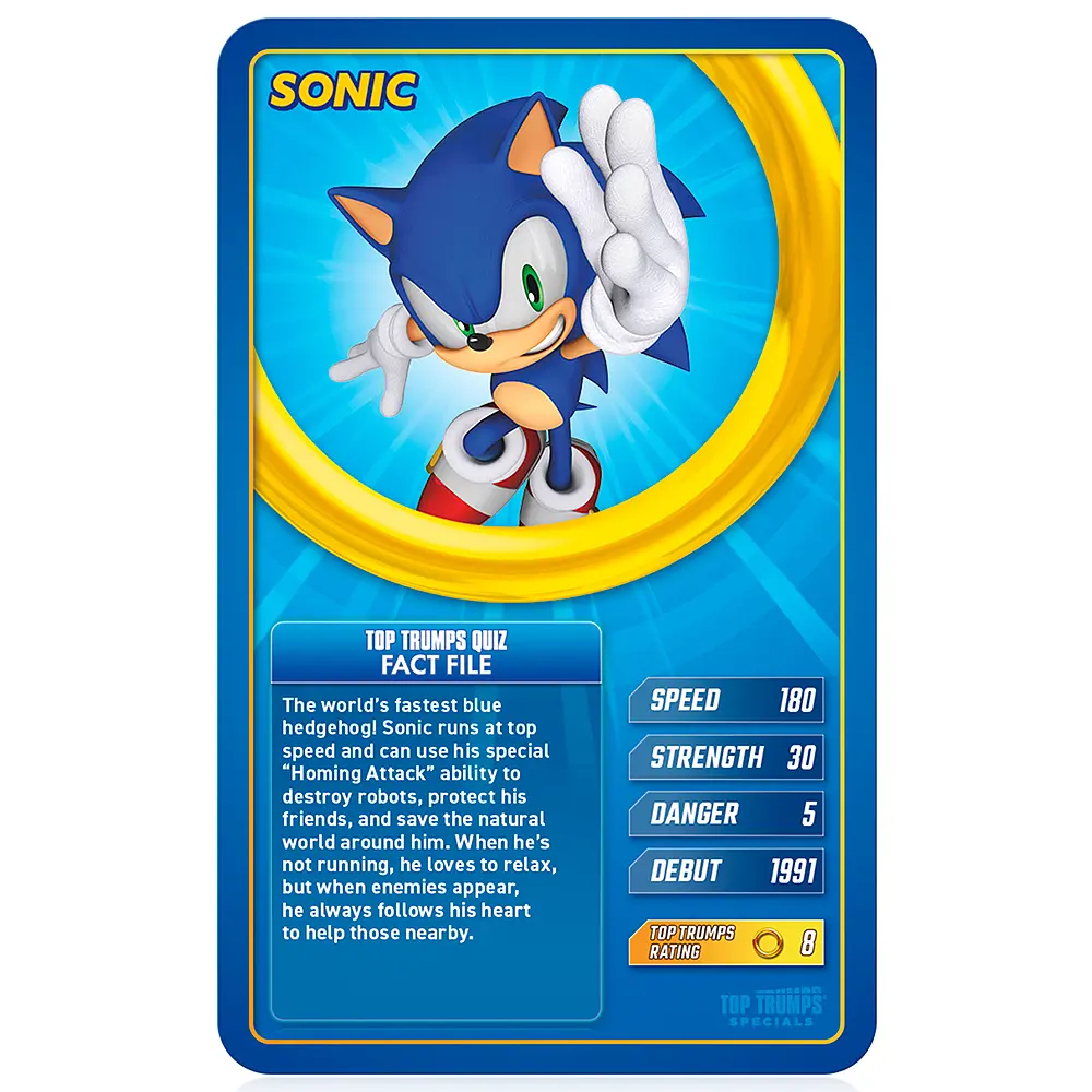 Настільна гра Winning Moves Sonic Top Trumps Card Game EN - фото 3