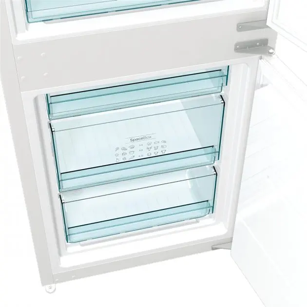 Вбудований холодильник з морозильною камерою Gorenje NRKI4182E1 2 двері 180(68) л А+ NF+ білий (NRKI4182E1) - фото 6