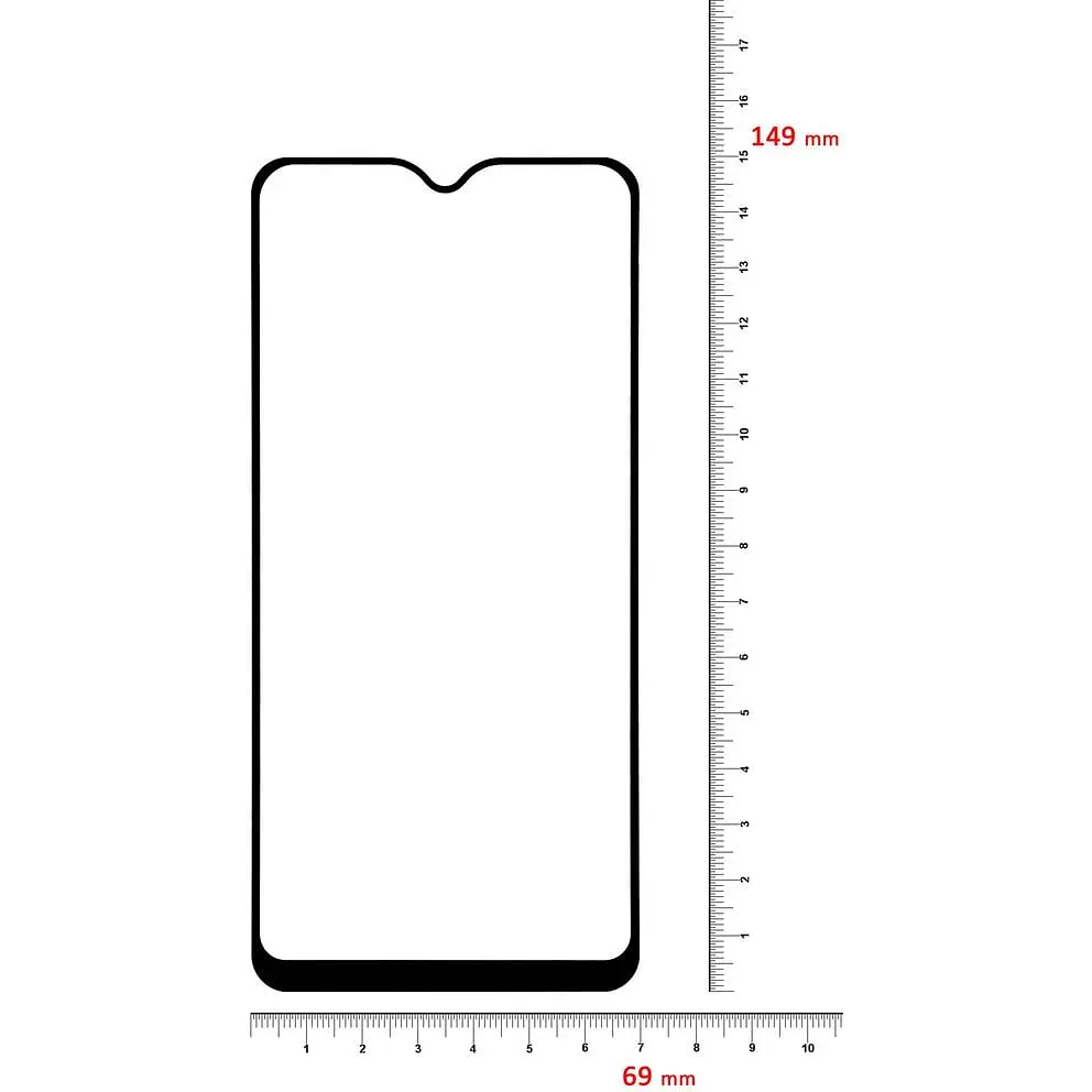 Захисне скло BeCover для Vivo Y91c Black (703948) - фото 3