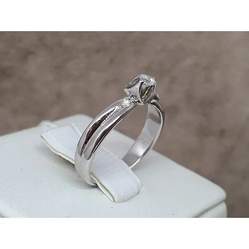 Золоте кільце Гаразд з діамантами. Артикул 3022734 16 - фото 3