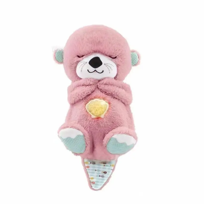 Плюшева іграшка - нічник Видрочка Soothe Snuggle Otter · Іграшка для дитини Казкові сни з музикою, підсвічуванням, диханням - фото 6