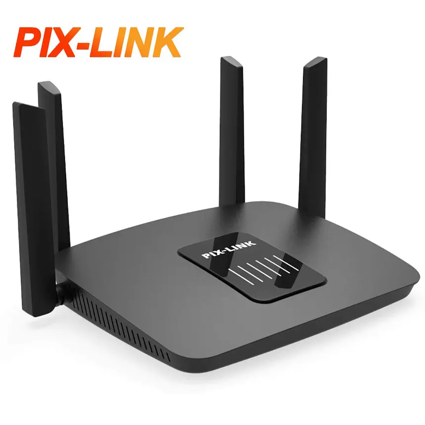 Маршрутизатор WI-FI роутер Pix-Link LV-AC06 дводіапазонний 4 антени 5 ГГц Black (17611) - фото 2