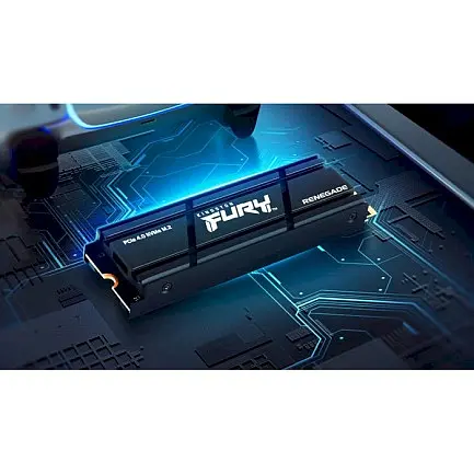 SSD диск Kingston FURY Renegade with Heatsink 2TB NVMe M.2 2280 PCIe 4.0 x4 3D NAND TLC (SFYRDK/2000G) - фото 5