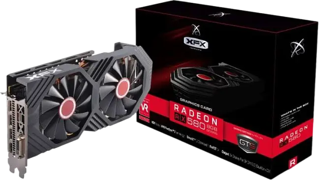 Відеокарта AMD Radeon RX 580 8GB XFX GTS Black Edition OC+ (RX-580P8DBD) Б/В - фото 2