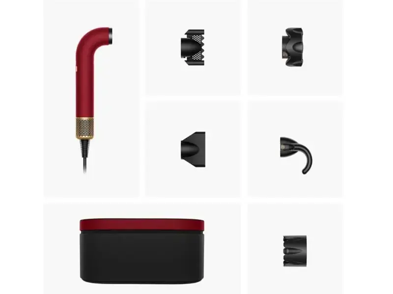 Фен Dyson Supersonic R HD17 Red Velvet/Gold Limitted Edition (493118-01) - фото 8