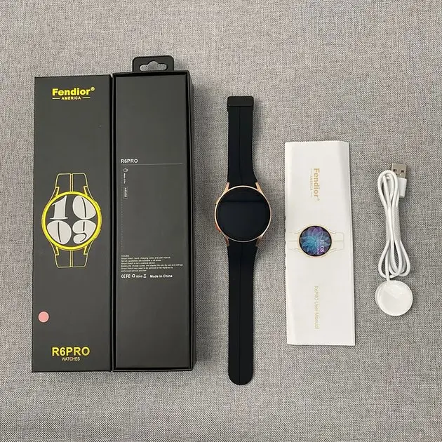 Смарт-часы Fendior R6 Pro Amoled Black - фото 3