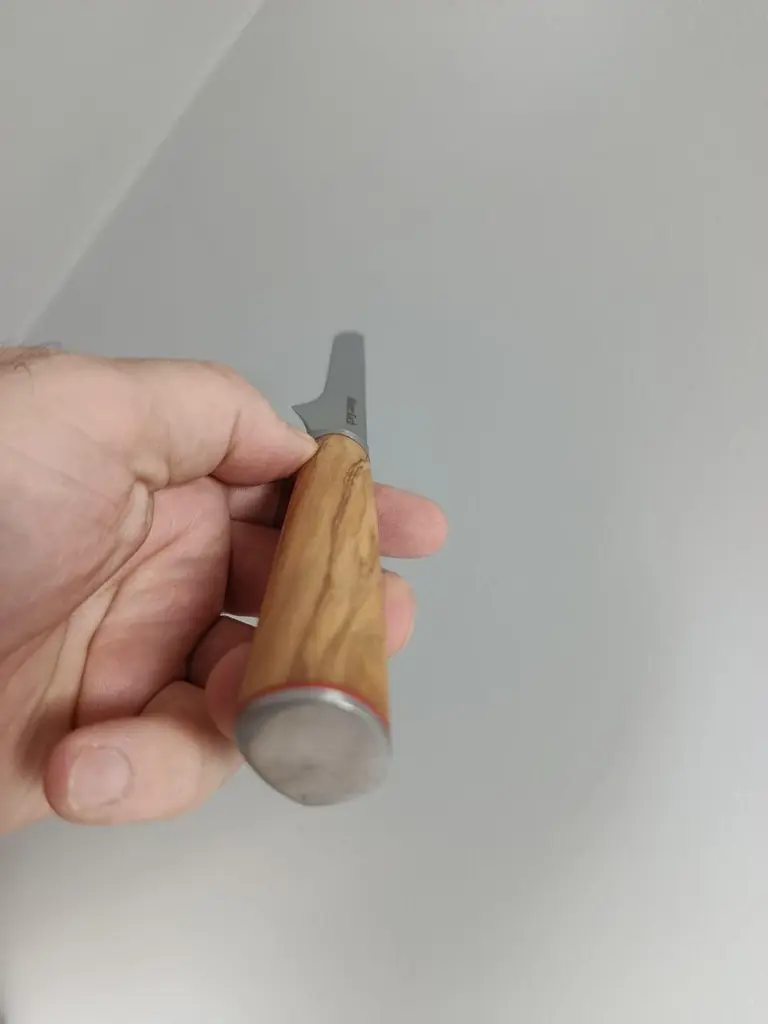 Ніж обвалочний Damascus DK-OK 4006 olivewood handle 67 шарів - фото 3