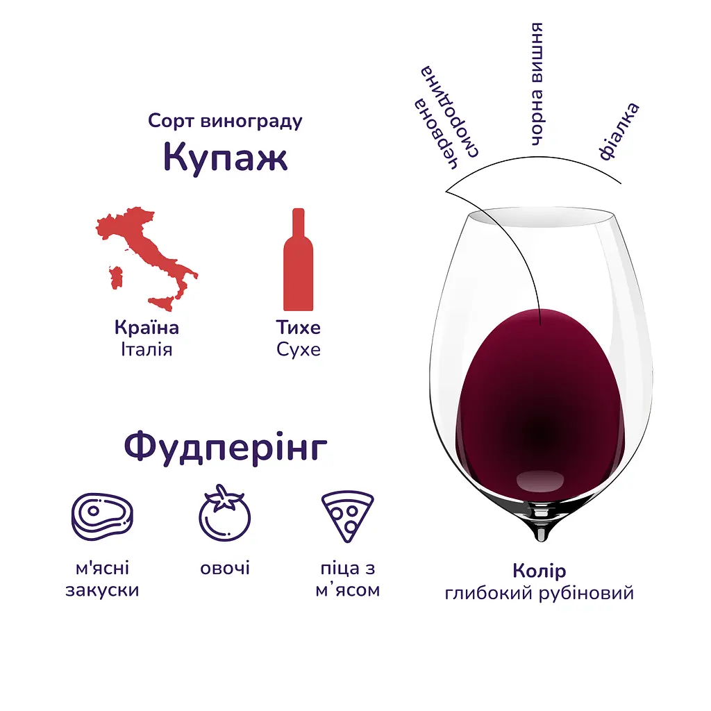 Вино Piccini Chianti DOCG червоне сухе 12.5% 0.75 л (9190) - фото 7
