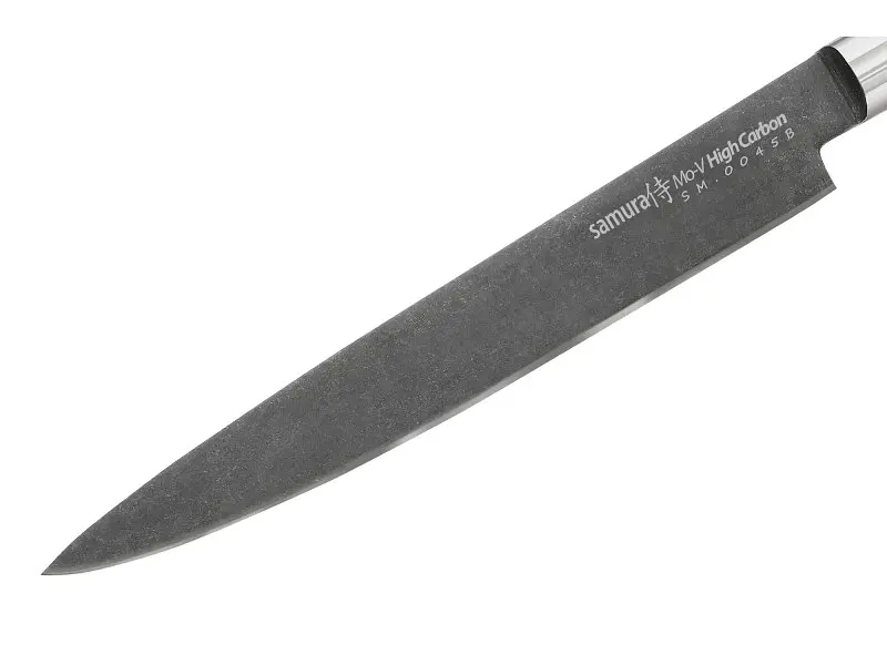 Кухонний ніж SAMURA MO-V Stonewash (SM-0045B) - фото 2