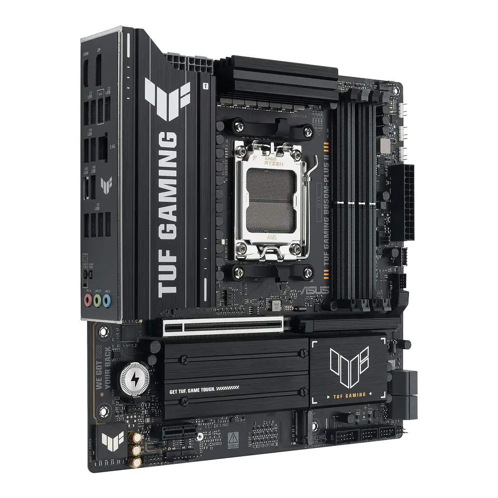 Материнская плата TUF GAMING B850M-PLUS II sAM5 B850 4xDDR5 M.2 HDMI DP mATX Asus teh0019028 - фото 4