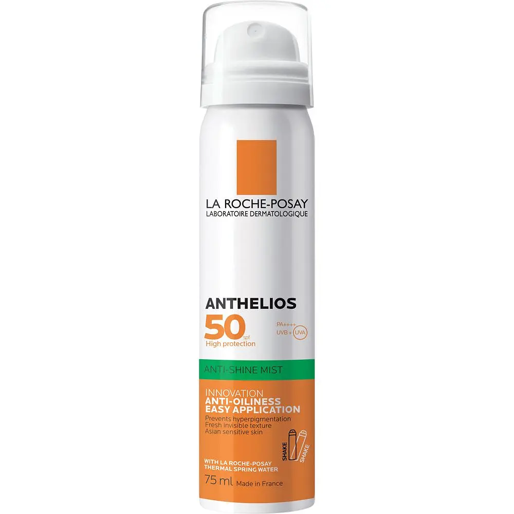 Набір: Сонцезахисний спрей для обличчя La Roche-Posay Anthelios XL SPF 50+ 75 мл + Ліпідовідновлювальний очищувальний засіб La Roche-Posay 100 мл + Косметичка Anthelios - фото 2