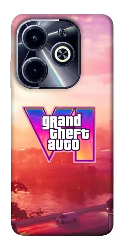 TPU чохол Demsky GTA VI Vice City для Infinix Hot 40i
