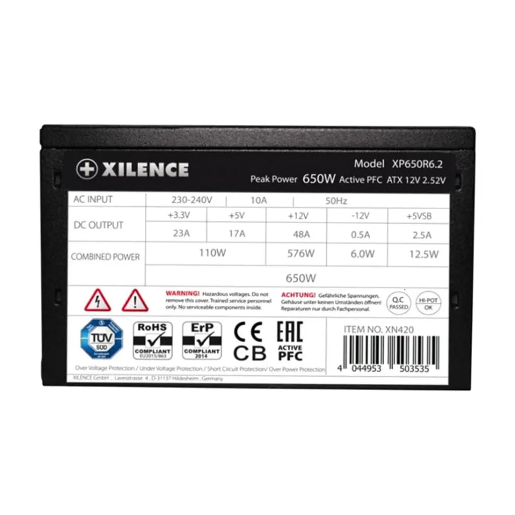 Блок живлення Xilence 650W (XP650R6.2) - фото 7