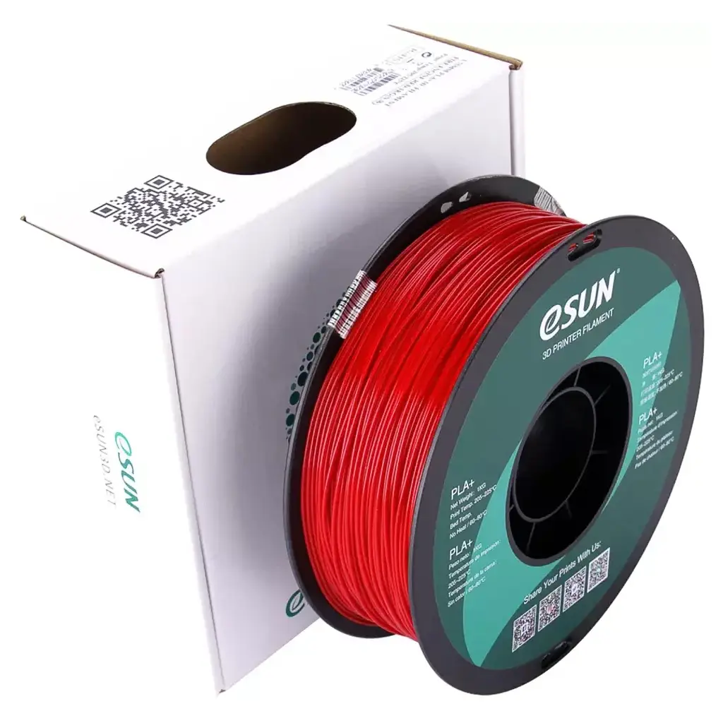 Пластик для 3D-принтера eSUN PLA+ P1.75мм, 1кг, Red (Fire engine) (PLA+P175FR1) - фото 2