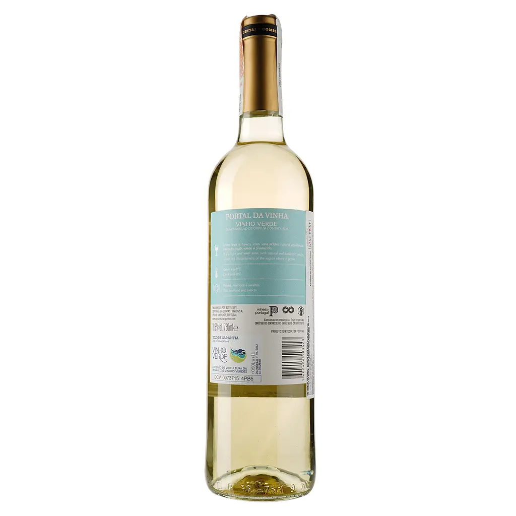 Вино Portal da Vinha Vinho Verde, біле напівсолодке, 11%, 0,75 л - фото 2