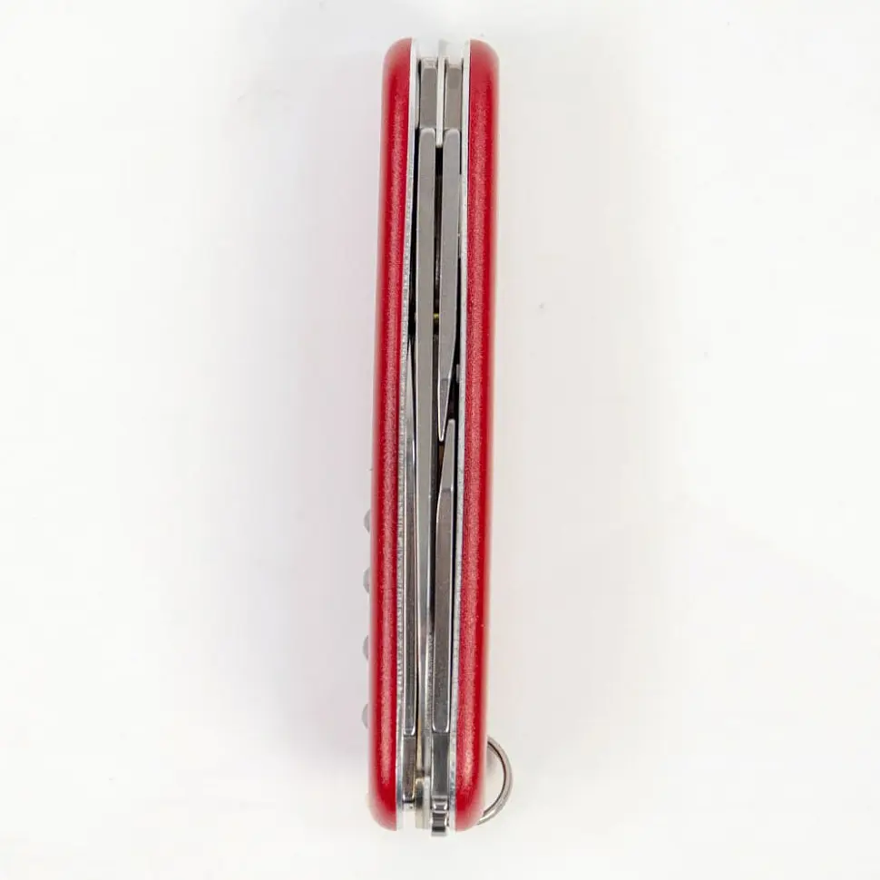 Ніж Victorinox Spartan Mat 91мм 12функ черв.мат штоп жовт.лого - фото 8