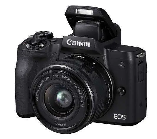 Беззеркальный фотоаппарат Canon EOS M50 Mark II black + EF-M 15-45 mm IS STM Value Up Kit (4728C056) - фото 2
