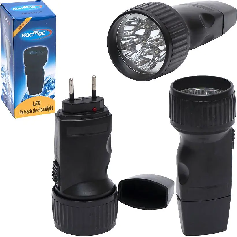 Ліхтарик акумуляторний Космос 5 LED 528