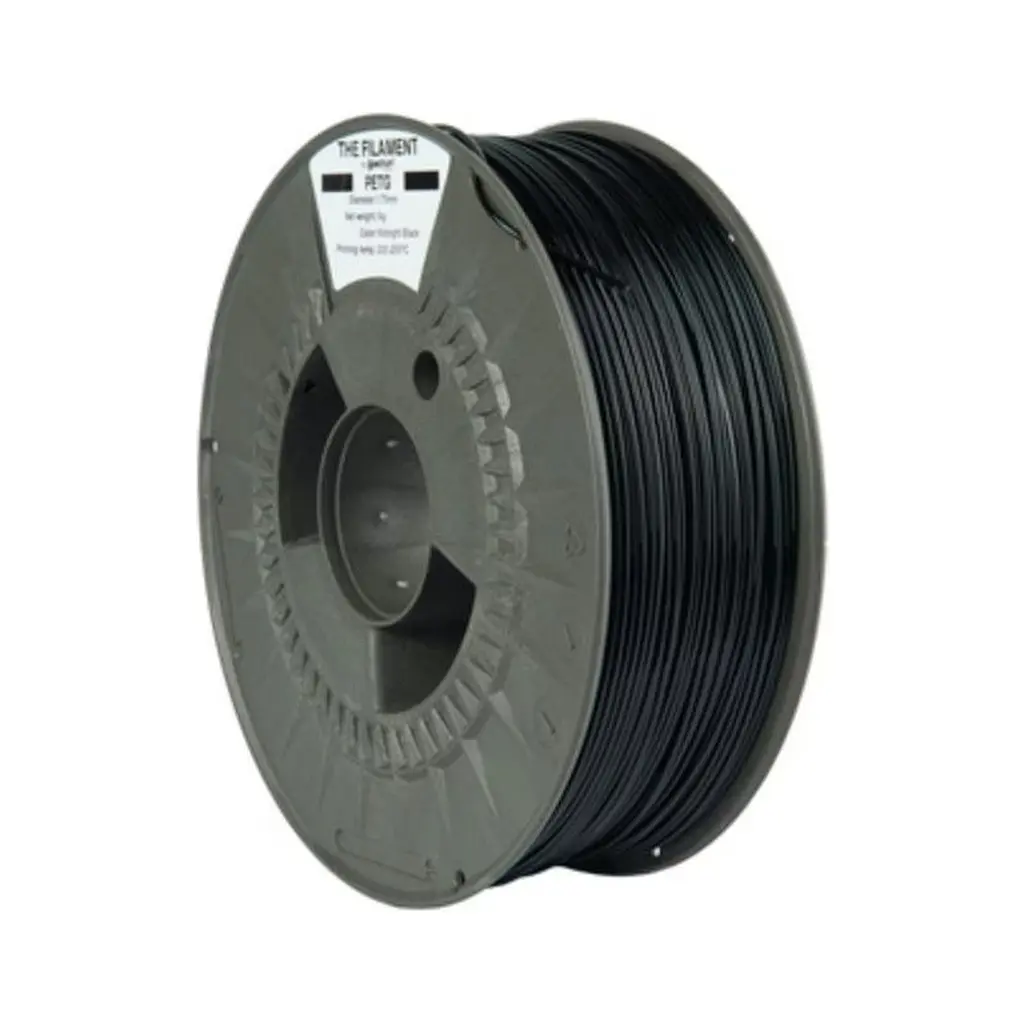 Пластик для 3D-принтера The Filament PETG 1.75 мм MIDNIGHT BLACK 1 кг (TF-24015)
