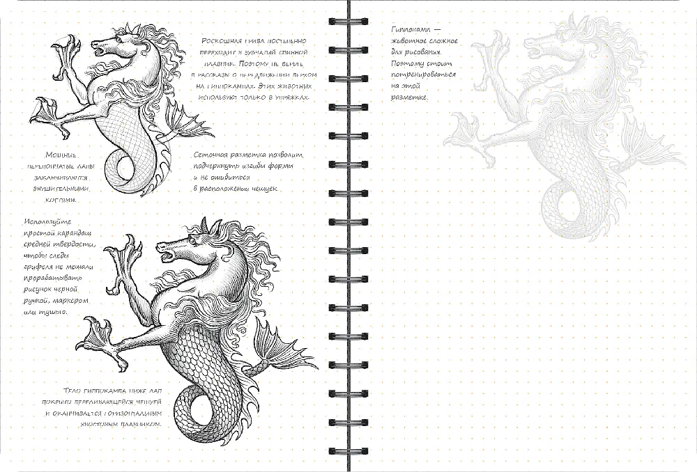 Скетчбук ОКО Sketch Book Скетчбук Рисуем фантастических существ экспресс курс O SB RFS - фото 4