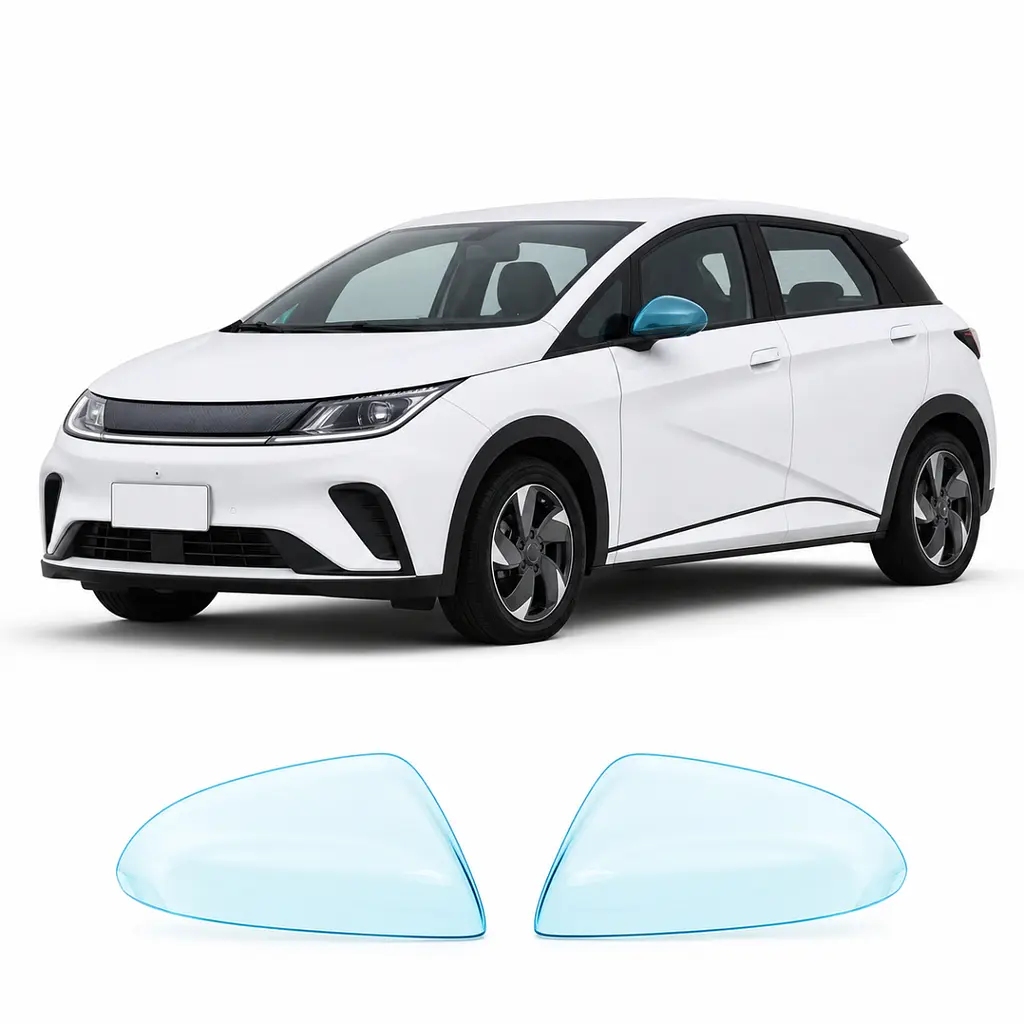 Антигравійна захисна бронеплівка за лекалами для BYD Dolphin I 2021-2024 - дзеркала