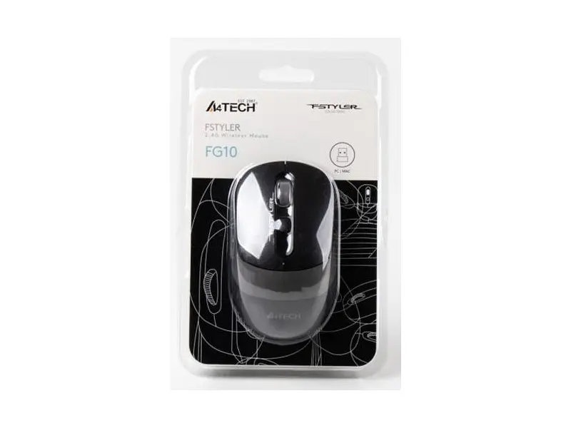 Миша A4Tech FG10 Grey - фото 6