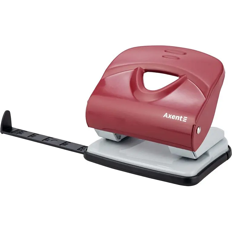 Діркопробивач Axent Exakt-2, 30 аркушів червоний (3930-06-A) - фото 2