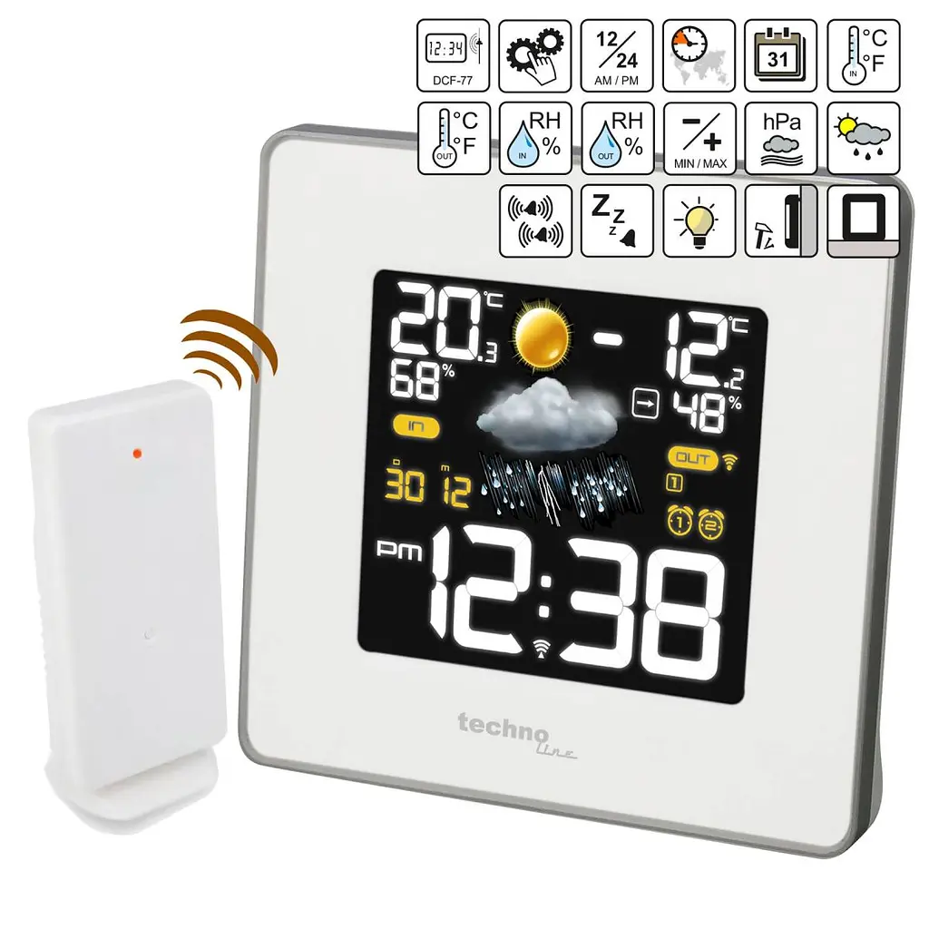 Метеостанція Technoline WS6440 White (WS6440) - фото 8