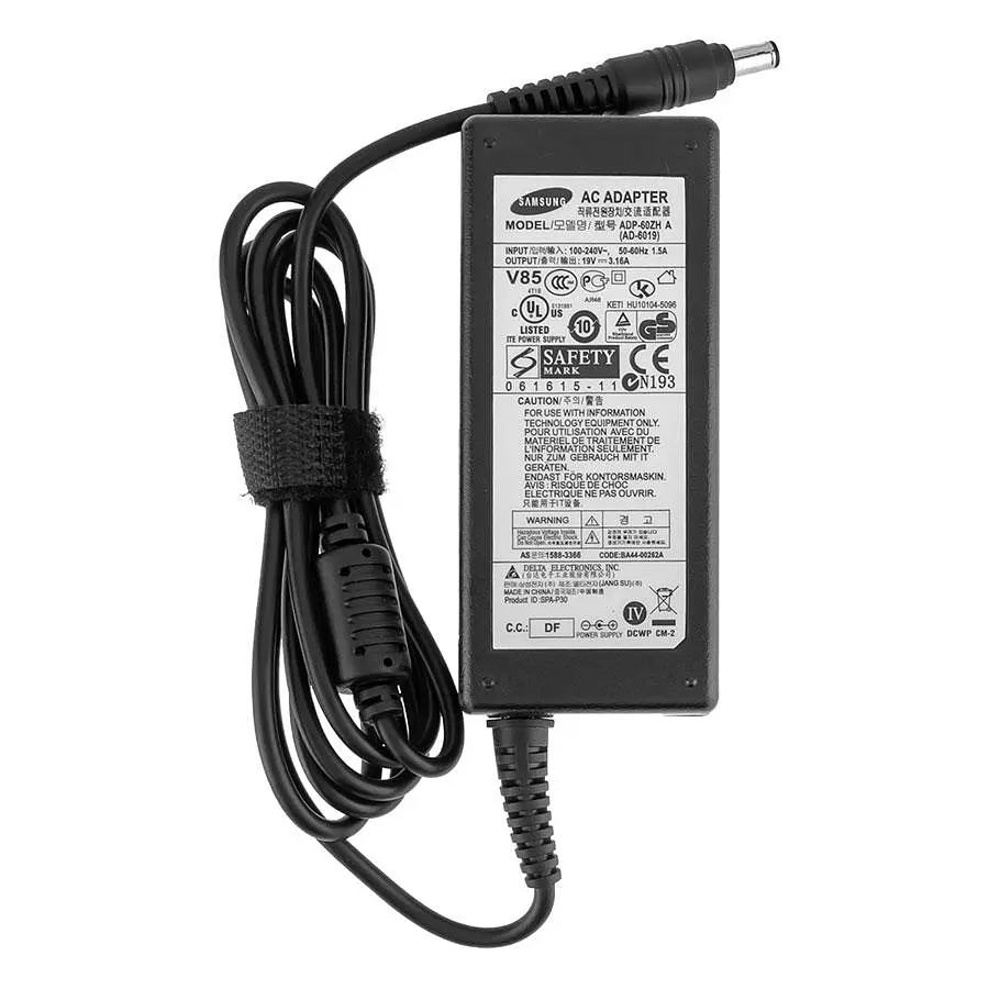 Блок живлення для ноутбука SAMSUNG 19V 3.16A 60W 5.5x3.0-PIN (без кабелю!) - фото 2