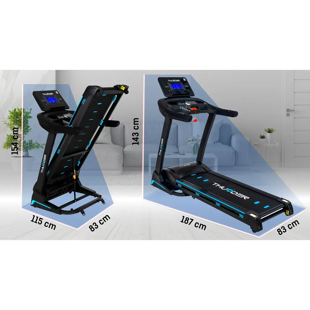 Беговая дорожка THUNDER Core-S Black - фото 5