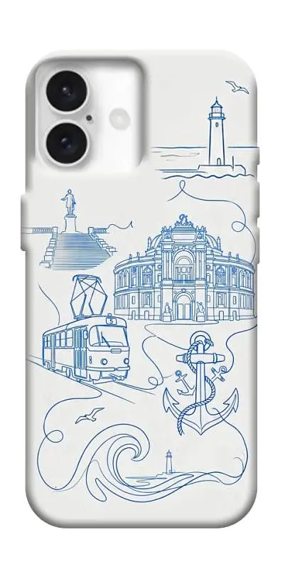 TPU чохол Demsky Southern pearl для Apple iPhone 16 Plus (6.7")