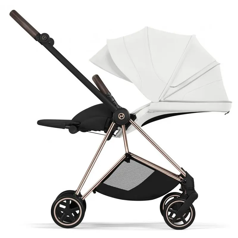 Прогулянкова коляска Cybex Mios Style 5.0 Off White шасі Rosegold - фото 4