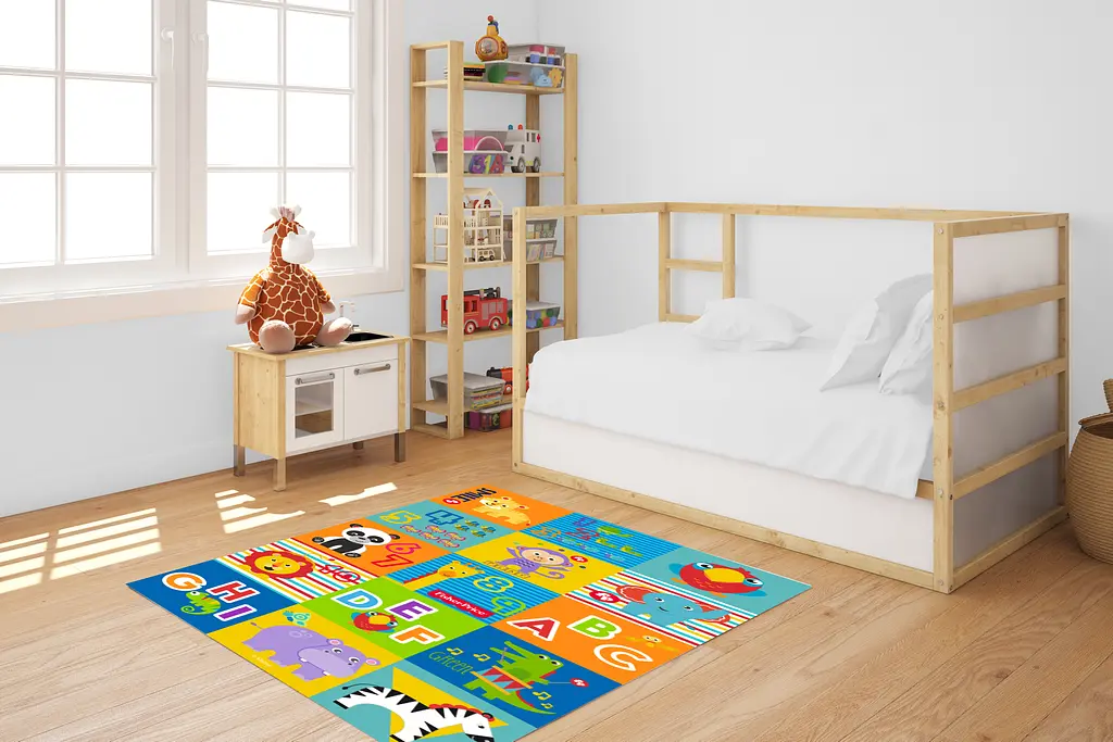Килимок антиковзаючий Fisher-Price Граємо та навчаємось, 160х100 см (FP-PC002) - фото 2