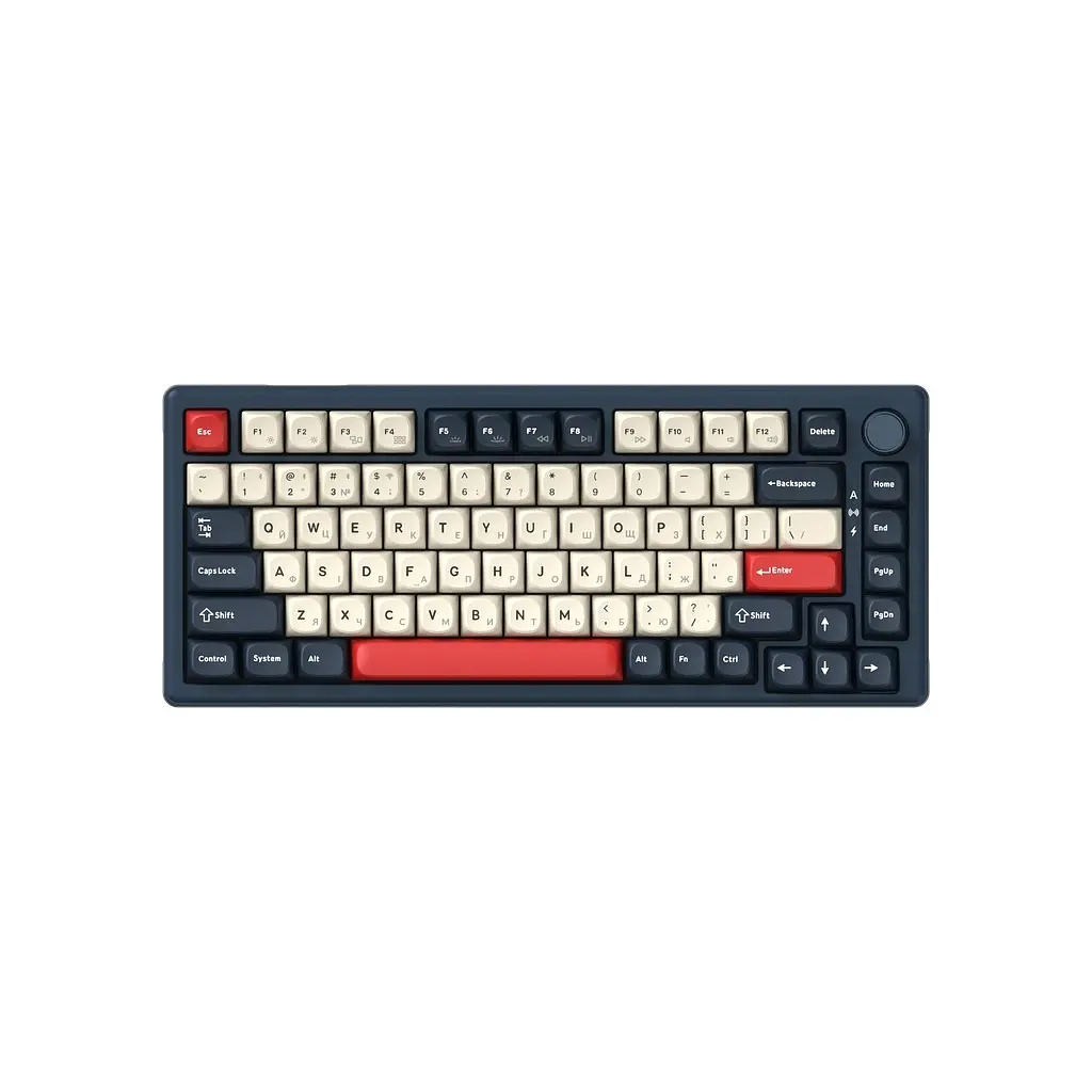 Клавіатура GamePro Asgard Yord Wireless/Bluetooth/USB UA Blue (MK266BL) - фото 2